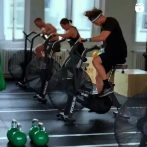 IG Screen Training Bike Wolves Athletics